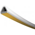 Těsnění TLT do oken a dveří, profil D 50 Č, 21 x 17 mm, černé, 50 m – Sleviste.cz