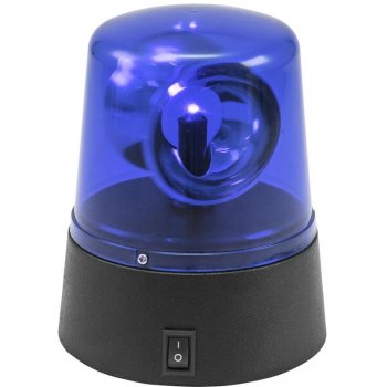 Eurolite LED mini policejní maják, modrý