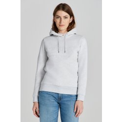 Gant REG TONAL SHIELD HOODIE šedá