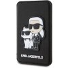 Pouzdro a kryt na mobilní telefon Pouzdro Karl Lagerfeld MagSafe Cardslot Stand Karl and Choupette černé