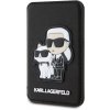 Pouzdro Karl Lagerfeld MagSafe Cardslot Stand Karl and Choupette černé