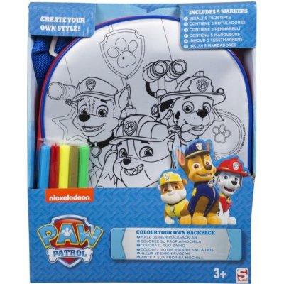 Sambro batoh na vymalování Paw Patrol modrý – Hledejceny.cz