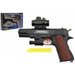 Teddies Pistole na měkké kuličky plast 20cm v krabičce 24x15x4cm – Zboží Dáma