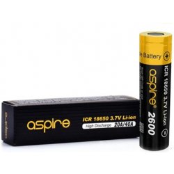 aSpire ICR baterie typ 18650 20A/40A 2600mAh