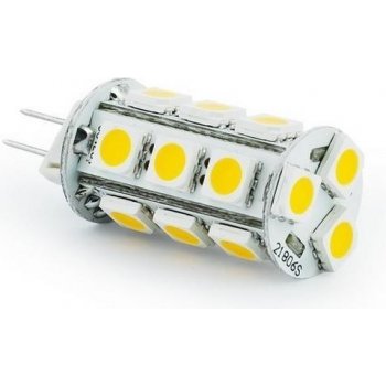 H.I.D. LED žárovka 18 SMD 5050 3.6W studená G4