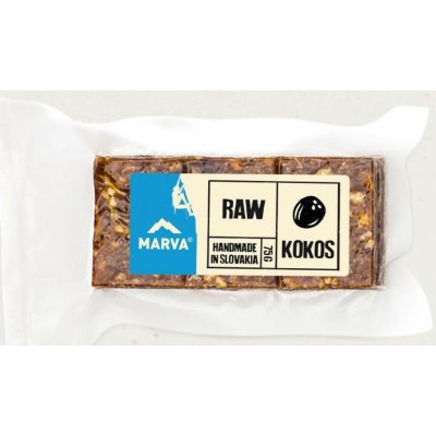 Marva RAW Tyčinka kokos 50 g – Zboží Mobilmania