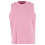 Dámské tričko bez rukávů Washed Růžová – Zboží Dáma