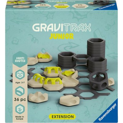 Ravensburger GraviTrax Junior Extension Multi Routes - Erweiterbare Kugelbahn für Kinder, Murmelbahn überwiegend aus nachwachsenden Rohstoffen mit The – Zboží Dáma