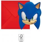Procos Pozvánky a obálky EKO - Sonic 6 ks – Hledejceny.cz