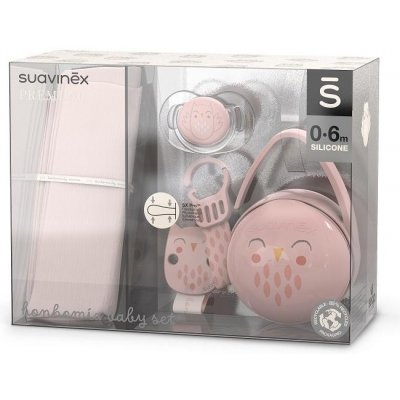 Suavinex dárkový baby set Bonhomia růžová – Hledejceny.cz