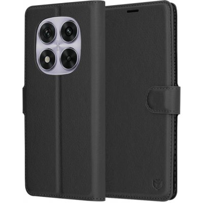 Techsuit Leather Folio pouzdro pro Xiaomi Redmi Note 14 Pro 5G / Poco X7 – černé Black – Zboží Živě