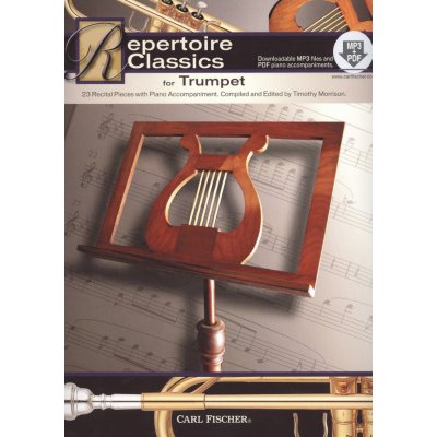 REPERTOIRE CLASSICS for TRUMPET + CD / trubka + piano
