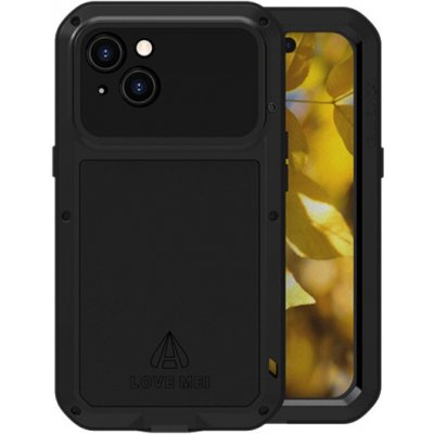 LOVE MEI extra odolné proti nárazu, vodě a prachu pro iPhone 15 - černé – Sleviste.cz