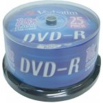 Verbatim DVD-R 4,7GB 16x, AZO, printable, cakebox, 25ks (43522) – Zboží Živě