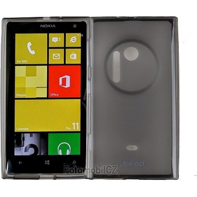 Silikonové pouzdro kryt JEKOD TPU + fólie Black pro Nokia Lumia 1020