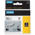 DYMO plochá smršťovací bužírka RHINO D1 6 mm x 1,5 m, černá na bílé, S0718260 – Sleviste.cz