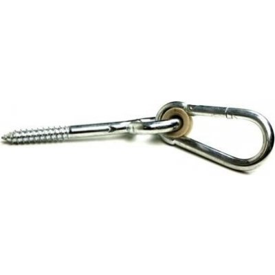 hák houpačkový kyvný s karabinou a vrutem 10,6*230mm Zn 1284A-230 – Sleviste.cz
