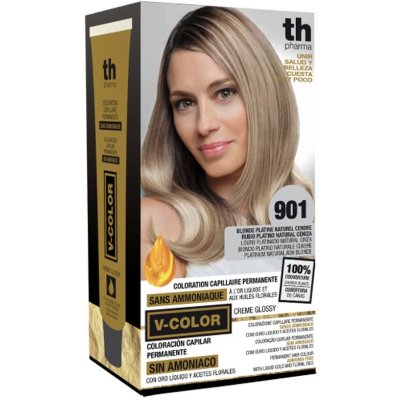 TH Pharma Barva na vlasy V-color platinově popelavá blond 901