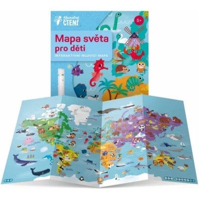 Albi Kouzelné čtení Kniha Mapa světa pro děti – Hledejceny.cz