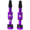 Doplněk na kolo E*Thirteen Quick Fill Tire Plasma Valves 19-23 mm Eggplant Set