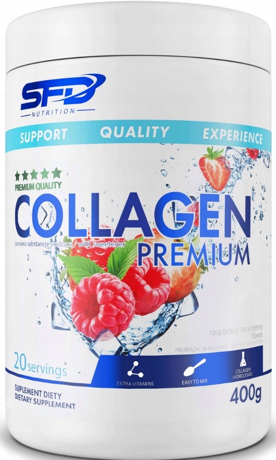 SFD Nutrition Collagen Premium Jahoda-malina 400 g