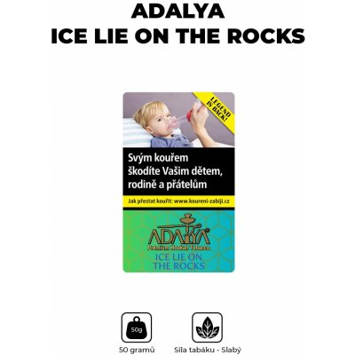 Adalya Ice Lie on the Rocks 50 g – Zbozi.Blesk.cz
