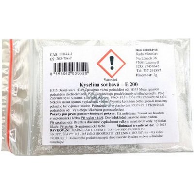 Maják Kyselina sorbová sáček 2g – Sleviste.cz