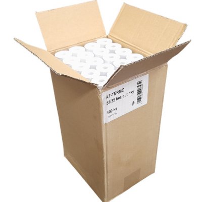 ČESKÝ KOTOUČEK Termo kotoučky bez dutinky 57/35 CL48 (14m) Množství: 100 ks (1 karton) – Zboží Živě