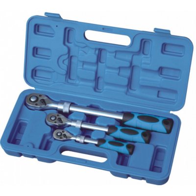 AHProfi Teleskopické ráčny 3 ks (1/4", 3/8", 1/2") v plastovém kufru - AH120305 – Zboží Dáma