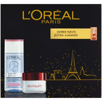 L'Oréal Paris Revitalift Classic Denní krém proti vráskám 50 ml + micelární voda Sublime Soft 200 ml dárková sada