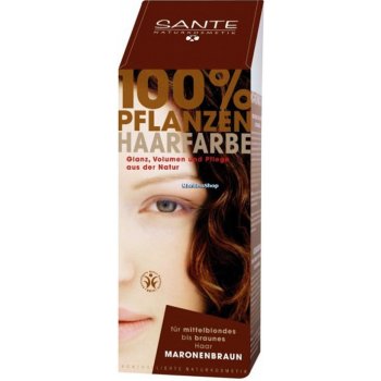 Sante Rostlinná barva na vlasy kaštanová 100 g