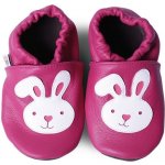 Afelo kožené capáčky pro miminko zajíček na malinové – Sleviste.cz