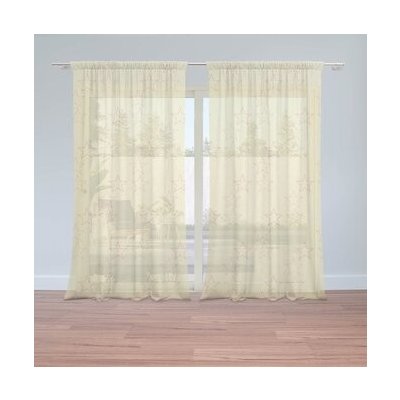 Sablio Záclony Hvězdy: 2ks 150x250cm – Hledejceny.cz