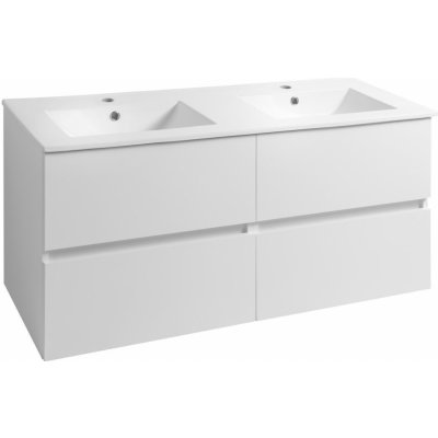 Aqualine PANEDA umyvadlová skříňka 119x55x45,2cm, bílá PN212 – Zboží Dáma