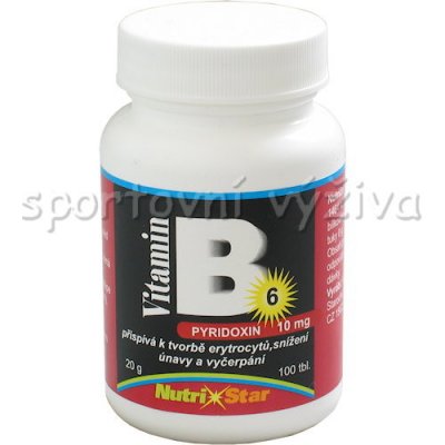 Nutristar Pyridoxin Vitamín B 6 10 mg 100 tablet – Zboží Mobilmania