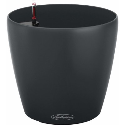 Lechuza Samozavlažovací květináč Classico Color Eco 28 tm.šedý 27,5 x 26 cm – Hledejceny.cz