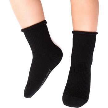 Danko Dětské merino ponožky černá