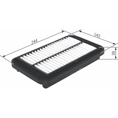 Vzduchový filtr BOSCH F 026 400 231 – Hledejceny.cz