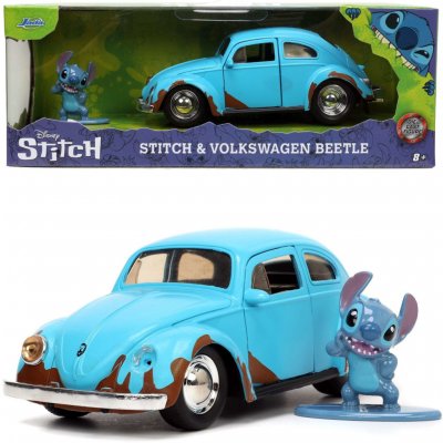 Jada Disney Volkswagen Beetle Stitch Action Obrázek Lilo auto 1:32