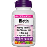 Webber Naturals Biotin 5000 mcg 60 kapslí – Hledejceny.cz