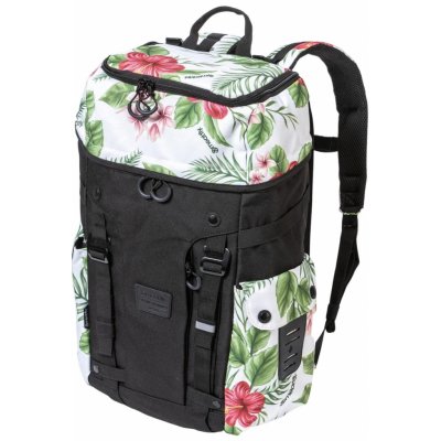 Meatfly Scintilla White Tropical Black Černá 26 l – Zboží Mobilmania