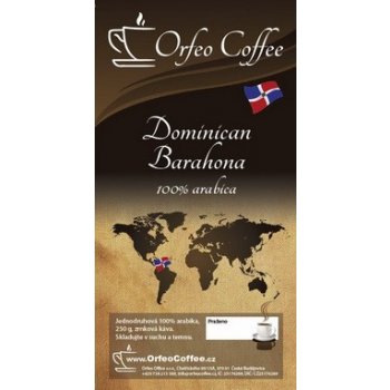 Orfeo coffee Dominican Barahona 100% arabika 250 g