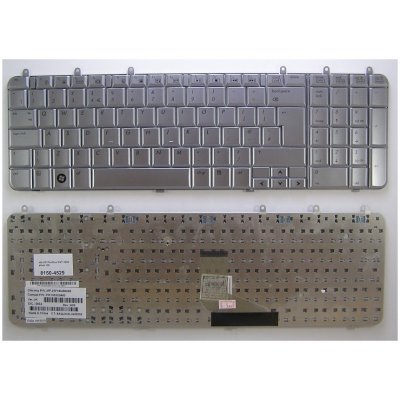 klávesnice HP Pavilion DV7-1000 DV7-1100 DV7T DV7Z stříbrná UK – Zboží Mobilmania
