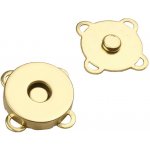 Stoklasa zapínání na kabelku 730018/2, průměr 18mm, magnetické, zlatá, kov, 1 pár – Hledejceny.cz