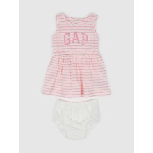 GAP Baby set šaty logo Růžová M Růžová