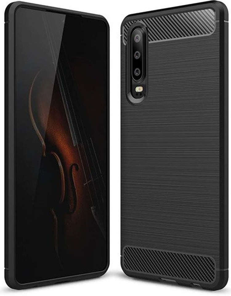 Pouzdro Forcell CARBON Case HUAWEI P30 černé