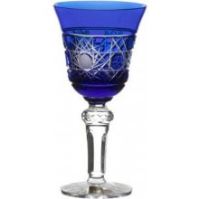 Caesar Crystal Sklenice na víno Flake barva modrá 240 ml