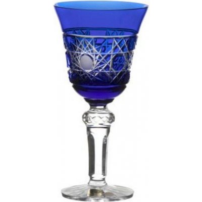 Caesar Crystal Sklenice na víno Flake barva modrá 240 ml