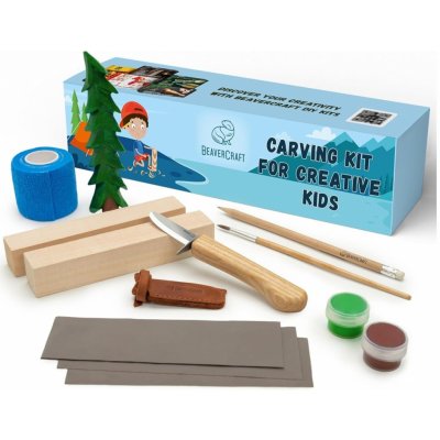 BeaverCraft hobby sada pro děti Carving Hobby Kit for Kids – Zboží Mobilmania