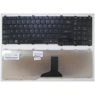 klávesnice Toshiba Satellite C650 C655 C660 C665 C670 L650 L655 L670 L750 L770 černá US